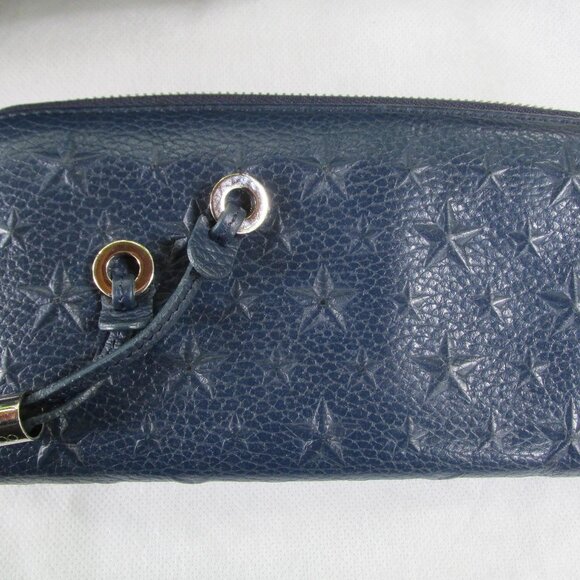 Jimmy Choo Star Studded Pimlico Leather Colorblock Tote & Wallet - Picture 9 of 11